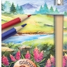 Карандаши акварельные цветные Луч Классика деревянные 6 цветов + кисть, арт. 32С 2089-08